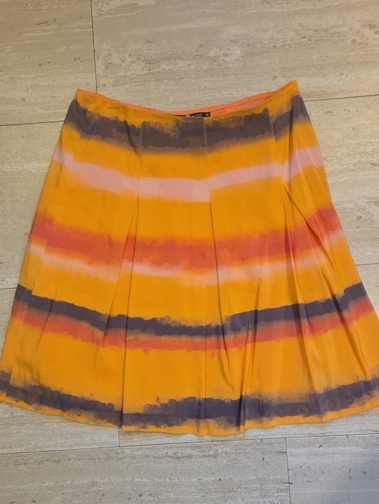 Dana Buchman Dresses & Skirts - New Dana Buchman Sherbert Multi-Color Pleated Midi Skirt
